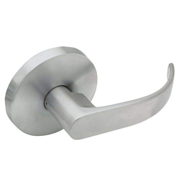 Grade 2 Double Dummy Cylindrical Lock, Non-Keyed, Quantum Lever, Standard Rose, Satin Chrome Finish